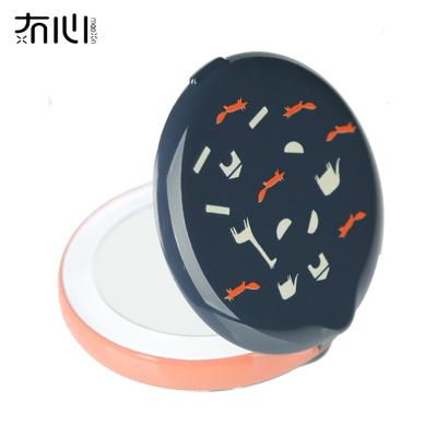 China Portable Pocket Mirror Maoxin Power Bank Make Up Makeup Mirror 3000mAh With Led Light for sale