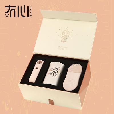 China Souvenir maoxin 2019 gift set the latest with bone and water cup water cup supply instrument and pobling facial remover beauty for women girl for sale