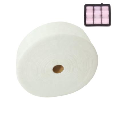 China Wholesale waterproof nonwoven air filter cloth car air filter material roll 20gsm meltblown with good quality air filter cloth for sale