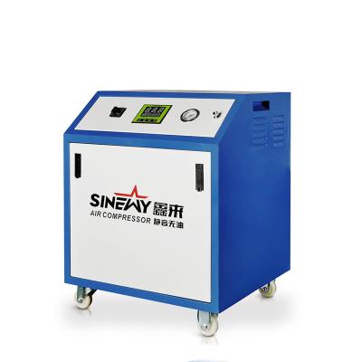 China Free Sample Best Price Ultra Quiet Piston Oil Free Custom Combined Air Compressor Machinery for sale