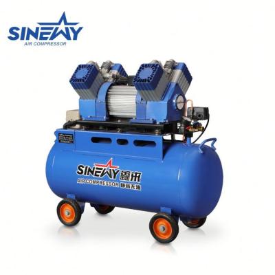 China CE Certificate 50L Oil Free Tank Air Compressor For Gas Station for sale