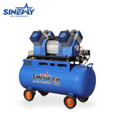 China Oil Free Piston Airbrush Oxygen Compressor Ultra Quiet Oil Free Machine for sale