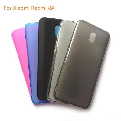 China Anti-scratch Frosted Soft TPU Phone Case For Xiaomi Redmi 8A , Matte Transparent Pudding Case For Xiaomi Redmi 8A for sale