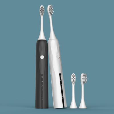 China Battery Operated Slim Travel Rechargeable Automatic Low Noise Replacement Heads Ultrasonic Toothbrush Adult Smart Sonic An Electric Toothbrush for sale