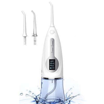 China OEM High Quality Teeth Whitening Pulse Cordless Advanced Water Flosser with 3 Pressure Pad 180x 71 x 71mm for sale