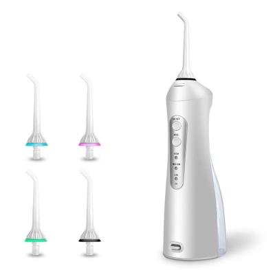 China ABS 2021 Best 3 Mode Remove Plaque Teeth Cleaner H2O Cordless Dental Home Set Left Hand Usb Rechargeable Water Flosser for sale