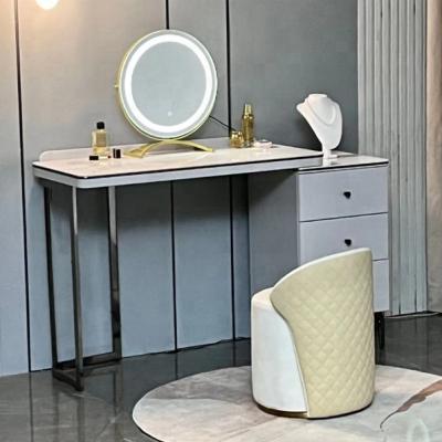 China (Height)Adjustable Top Selling Vanity Table And Vanity Mirror Stool Set For Home Furniture for sale