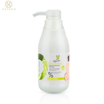 China Korean super pure white essence skin lightening orange peel whitening body lotion for whitening for sale