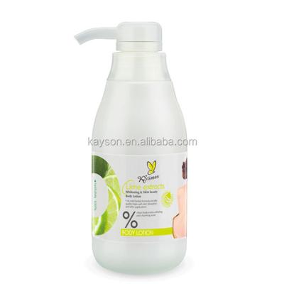 China Wholesale Custom Private Label 10 Day Brightening Lemon Whitening Body Brightening Lotion for sale