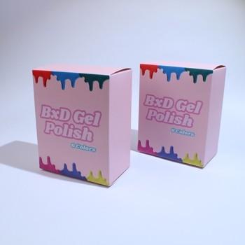 Κίνα Προσαρμοσμένο Cute Design Gel Polish Box Packaging Προϊόντα ομορφιάς Packaging Wholesale προς πώληση