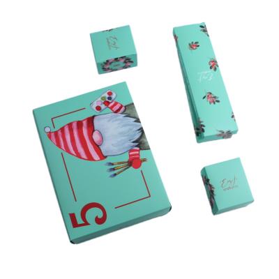 China Custom Recyclable Mystery Surprise Paper Boxes Packaging Christmas Cosmetic Product for sale