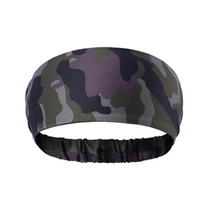 China Multifunctional Men Custom Korea Designs Latest Headband Adult Printed Black Running Sports Accessories Women Headband Elastic Moisture Headband for sale