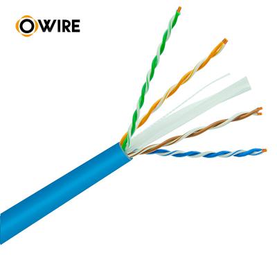 China A.W.G. Cu CCA cat6a utp stp d link cat blue black outdoor indoor drop cable LAN Network System 18 OEM 24awg for sale