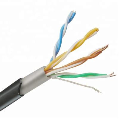 China Networking 305m 1000 ft 4 pairs lszh CCA Cat5e UTP Lan Cable Outdoor for sale