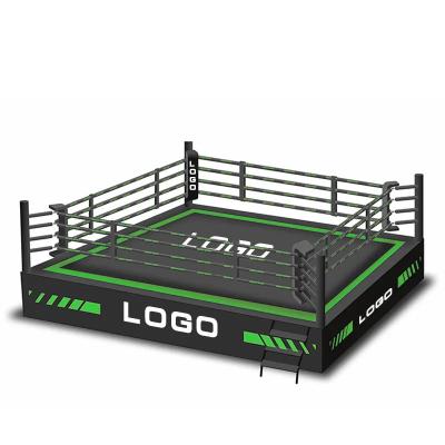 China Height Platform Professional Customized Size Logo Table Flooring Boxing Ring Price PVC Canvas Taekwondo Karate Wrestling Judo Boxing Ring for sale