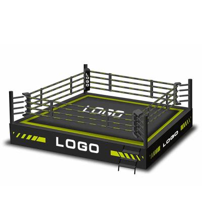 China Height Platform Good Price Custom Logo Professional Boxing Ring Mini 4x4 Professional Kick Boxing Ring for sale