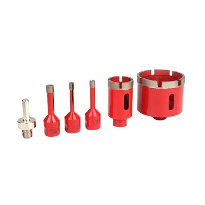 China Ceramic M14 Thread Sintered Diamond Core Granite Concrete Drilling Bit Porcelain Hole Saw Cutter Marble Tile Drill Bit Factory for sale