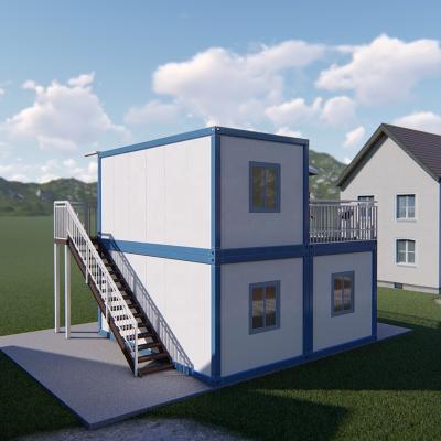 中国 Student Dormitory Two Storey Container House 20ft 販売のため