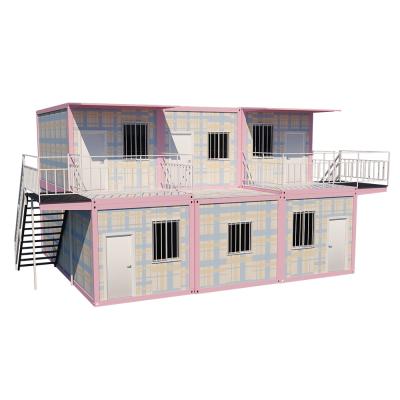 中国 Modular Prefabricated Container Van Room Homes 2 Storey Container House 販売のため