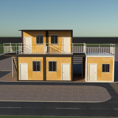 中国 2 Story Container Foldable House Modular Prefabricated Portable 販売のため