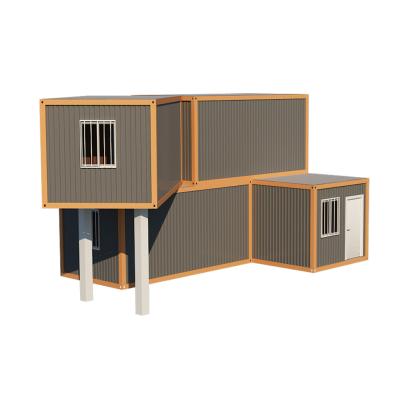 中国 Luxury Prefabricated Container House Double Storey  2 Story 販売のため