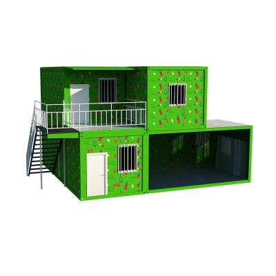 China Assembled Two Bedroom Home Prefab Expandable Container House en venta