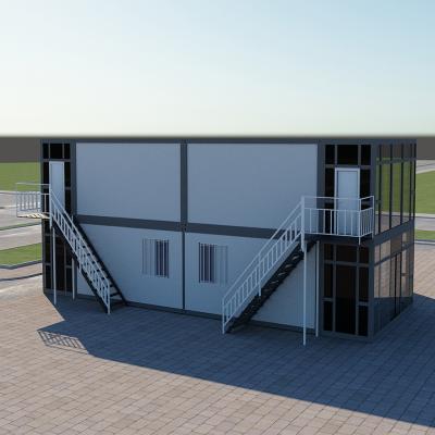 China 10x20 Prefab Container House 4 Bedroom 3 Bedroom 2 Bedroom Flat Pack Units à venda