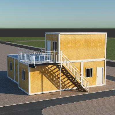 China 3 Bedroom 2 Bedroom Foldable Container House Factory zu verkaufen