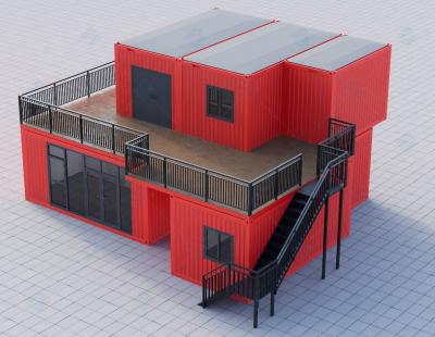 China Casa de Container Prefabricada Modular Econômica de Montaria Rápida para Venda à venda