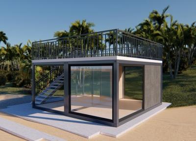 China Contenedores prefabricados de montaje rápido soporte de personalización Villa junto al mar en venta