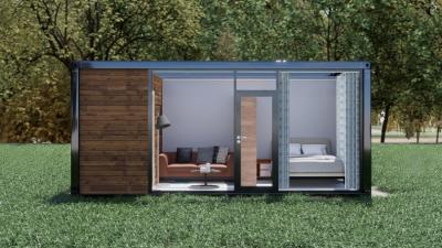 China Casas de contenedores prefabricadas exquisitas con montaje rápido modular en venta