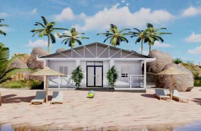 China Modulare große Villa am Meer Prefab Container Häuser zum Verkauf zu verkaufen