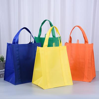 China BIODEGRADABLE Ready Goods No Logo Packaging Promotional Reusable Shopping Bag Recycled Non Woven Bag Eco Friendly for sale