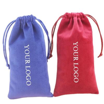 China Recyclable Dice Bag Toy Phone Glasses Dice Package Board Games Drawstring Bags Dungeons Pile Velvet Tarot Card Bag for sale