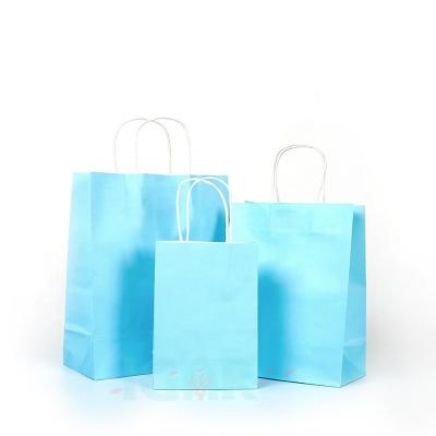 China Recyclable Multicolor Paper Bag With Handles DIY Festival Gift Bag Multi-Function Wedding Party Gift Wrapping Paper Bags for sale