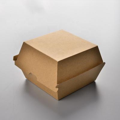 China Recycled Materials Rectangle Maker In China Turkey Burger Box for sale