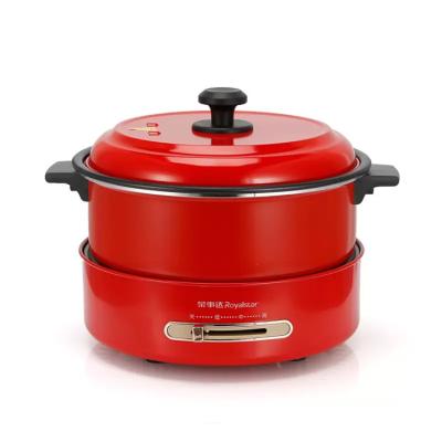 China Household Factory Wholesale 5L Non-stick Hot Pot 1300 Watt Electric Cooker For Home Electric Skillet for sale