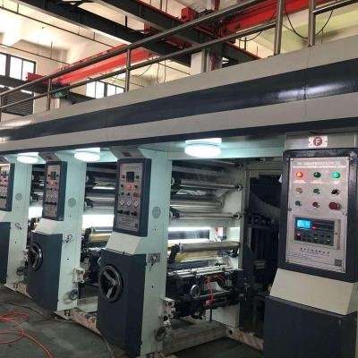 China Factory 8 Color Laminated Film Rotogravure Printing Machine for sale