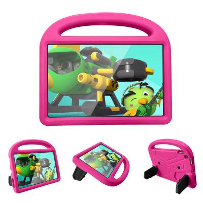 China Colorful EVA Handheld Cover Coque Soft Silicone Tablet Stand for Amazon Kindle Fire HD 10 2021 Kids Case for sale