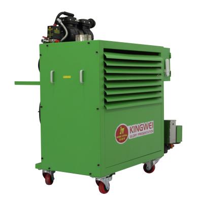 China Garment Shops Sea Shipping Small KVH600 Economical Waste Oil Heater With Air Compressor for sale