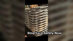 Mobile Vehicle Barrier Stop Cars Safely