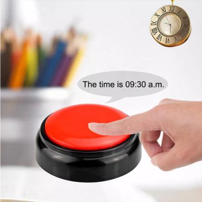 China Talking Clock Tell Date and Time COVER Talking Clock for Blind Seniors and Visually Imparied Button Talking Alarm Clock for sale