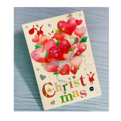 China Holiday Gits/Birthday Gifts/Festival Gifts 2022 Flash LED Light Christmas Greeting Cards Invitation Cards For Festival Gifts for sale