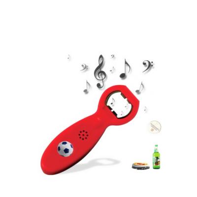 China Factory direct sales viable sound music beer opener with speaking voice bottle opener for sale