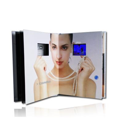 China Europe Hot Selling High Quality Price Folded Printing LCD Screen Booklet Advertising Player Brochure Video Card For Christmas Gifts for sale