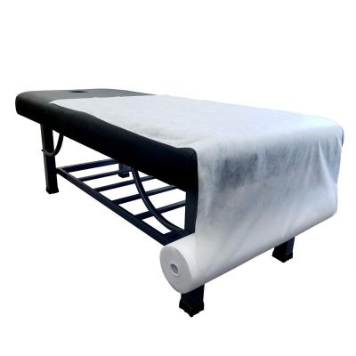 China Disposable Hospital Couch Roll Paper Sheet Roll Up Disposable Bed Sheets For Hospital Spa Salon for sale