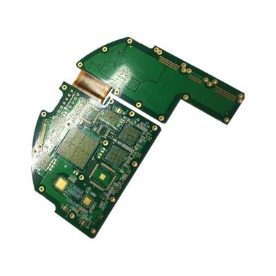 Κίνα Λευκό PCB υψηλής ταχύτητας με γυαλιστερή πράσινη μάσκα συγκόλλησης / χρυσή επιφάνεια προς πώληση