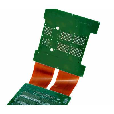 China Polyimide Flex 2-8 capas PCB rígido flexible Cuadrados Círculos irregulares 0,5-4 oz peso cúbico en venta