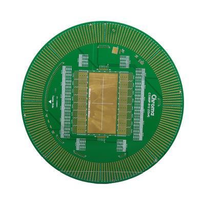 Cina Gloss Verde PCB ad alta velocità 0,5 oz-12 oz Spessore di rame Nero Color Silkscreen in vendita