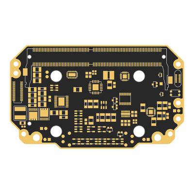 China White Silkscreen FR4 Speed PCB with Hard Gold 5U Treatment for SMT Production for sale